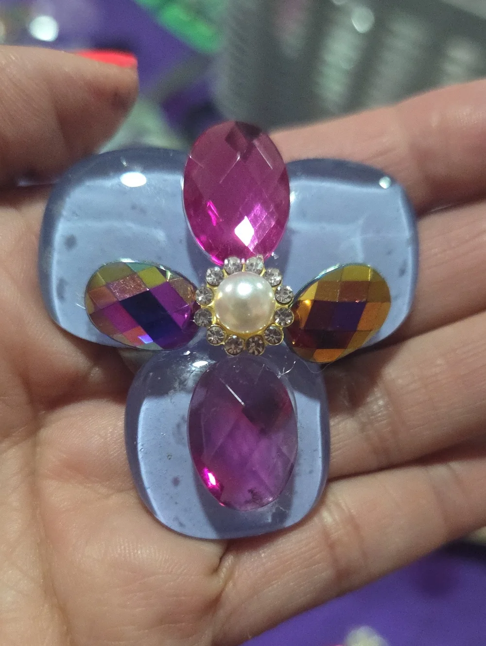 Handcrafted Trio Brooches